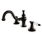 Kingston Brass KC7165BPL 8" Widespread Bathroom Faucet, Oil Rubbed Bronze KC7165BPL - alternate 1